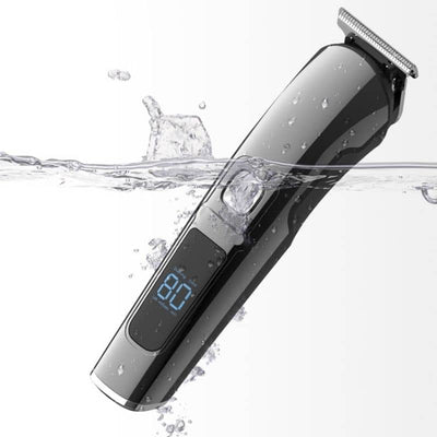 Tondeuse barbe et cheveux - Rasoir électrique waterproof pour homme