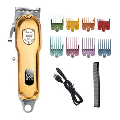 tondeuse-cheveux-et-barbe-dore-precision-qualite-professionelle